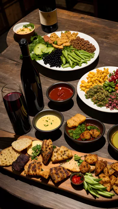 Winery Tasting Food Pairing with a Hint of Hierloom Ingredients