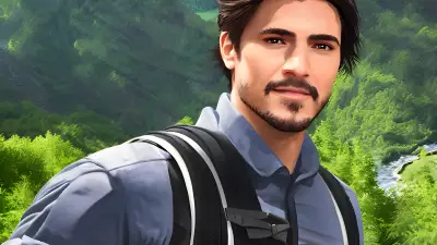 Celebrity Hiking A Portrait Inspired by Noah Bradley