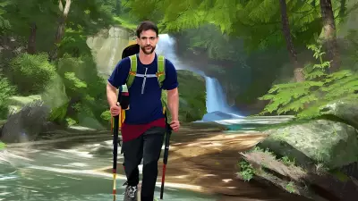 Celebrity Hiking A Portrait Inspired by Noah Bradley