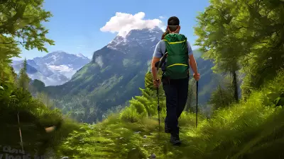 Celebrity Hiking A Portrait Inspired by Noah Bradley