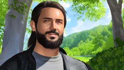 Celebrity Hiking A Portrait Inspired by Noah Bradley