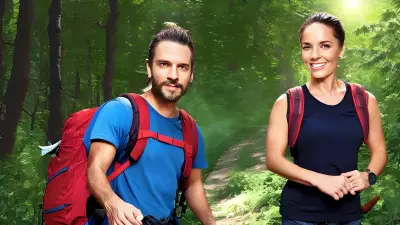 Celebrity Hiking A Portrait Inspired by Noah Bradley