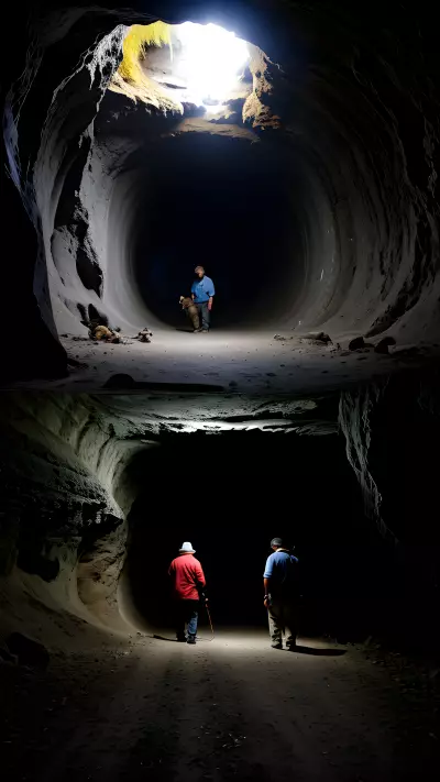 Contrast Capturing Pets in the Dark Depths of a Cave