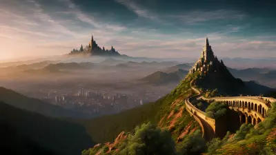 The Celestial City on the Golden Mountaintop