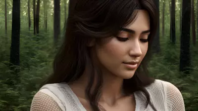 Ethereal Energy in the Peaceful Forest