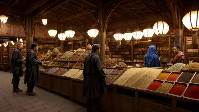Mystical Encounters Djinn and Genies at an Ancient Spice Market