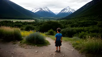 Capturing Innocence Childhood in a Dramatic Landscape