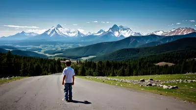 Capturing Innocence Childhood in a Dramatic Landscape