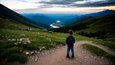 Capturing Innocence Childhood in a Dramatic Landscape