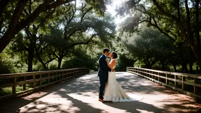 Wedded Bliss in the Park's Enchantment