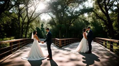 Wedded Bliss in the Park's Enchantment
