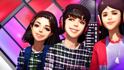 Hope Portrait Siblings in a Recording Studio