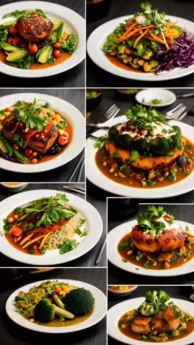 Capturing the richness of Restaurant XYZ's Vegetable Themed Set through Macro Photography