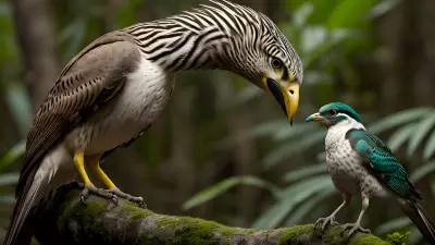 Avian Wonders A Predator Prey Interaction in the Rainforests
