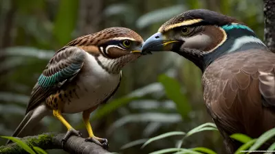 Avian Wonders A Predator Prey Interaction in the Rainforests