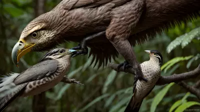 Avian Wonders A Predator Prey Interaction in the Rainforests