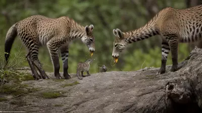 The Delicate Balance Capturing Feeding Moments in Conservation Areas