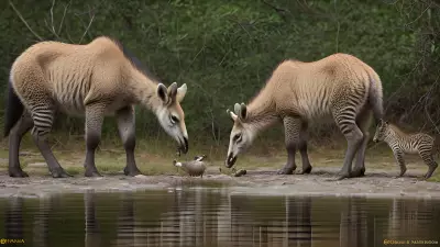 The Delicate Balance Capturing Feeding Moments in Conservation Areas