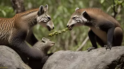 The Delicate Balance Capturing Feeding Moments in Conservation Areas