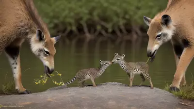 The Delicate Balance Capturing Feeding Moments in Conservation Areas
