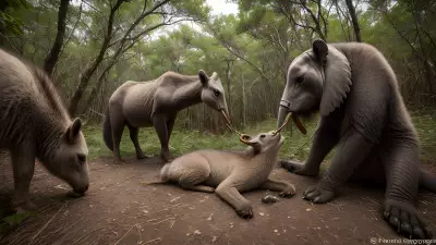 The Delicate Balance Capturing Feeding Moments in Conservation Areas