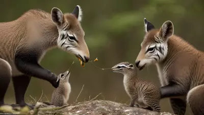 The Delicate Balance Capturing Feeding Moments in Conservation Areas