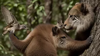 The Delicate Balance Capturing Feeding Moments in Conservation Areas