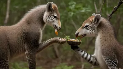 The Delicate Balance Capturing Feeding Moments in Conservation Areas