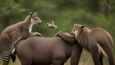The Delicate Balance Capturing Feeding Moments in Conservation Areas