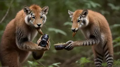 The Delicate Balance Capturing Feeding Moments in Conservation Areas