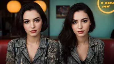 Melancholic Nostalgia in a Vintage Diner Portrait
