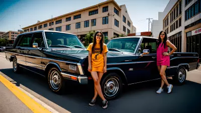 Vibrant Portraiture The Intersection of Vehicles and Identity