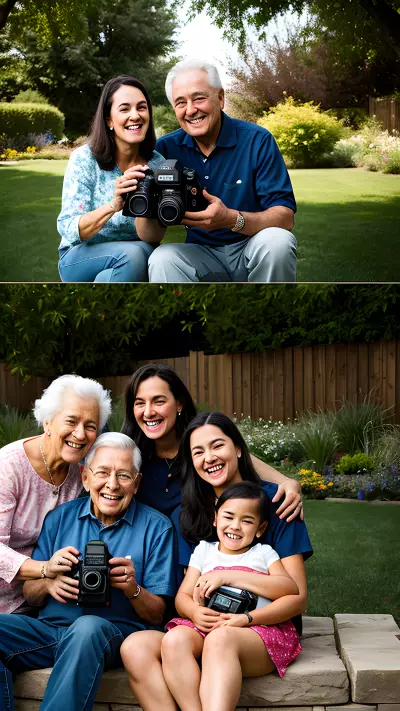 Retrospective Memories Capturing Time with the Davidson Family