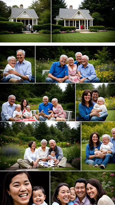 Retrospective Memories Capturing Time with the Davidson Family