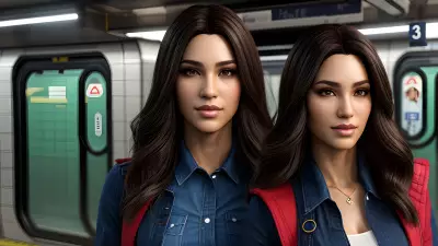 Mike Kime's Urban Family in the Subway Station