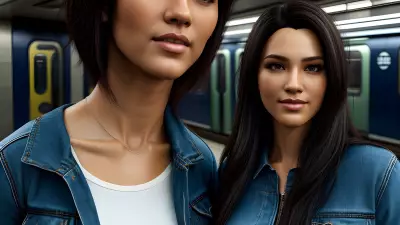 Mike Kime's Urban Family in the Subway Station