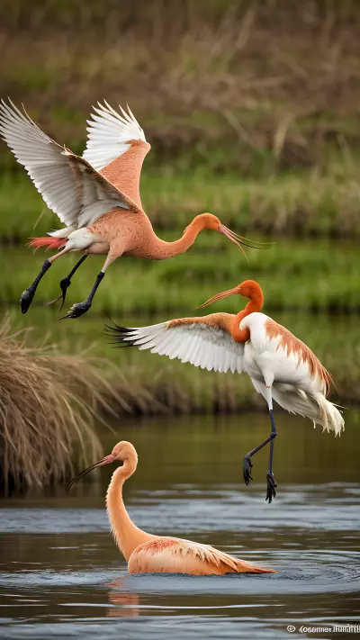 Riparian Biodiversity A Showcase of Natural Artistry through Courtship Displays