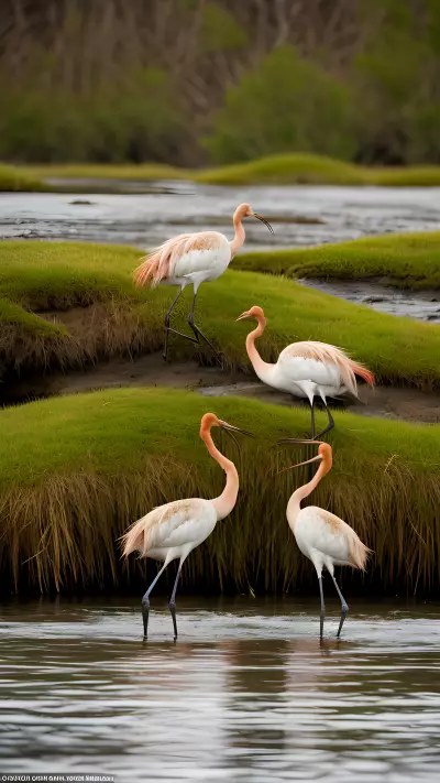 Riparian Biodiversity A Showcase of Natural Artistry through Courtship Displays