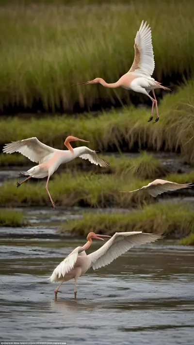 Riparian Biodiversity A Showcase of Natural Artistry through Courtship Displays
