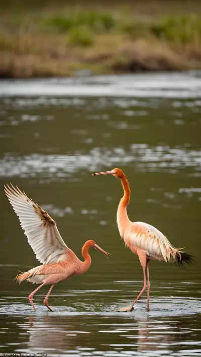 Riparian Biodiversity A Showcase of Natural Artistry through Courtship Displays