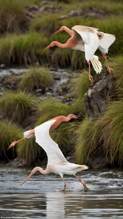 Riparian Biodiversity A Showcase of Natural Artistry through Courtship Displays