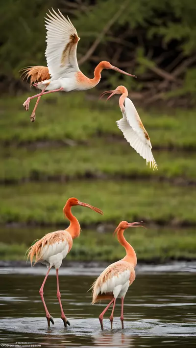 Riparian Biodiversity A Showcase of Natural Artistry through Courtship Displays