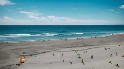 Sandy Shades   A Beach on Canvas