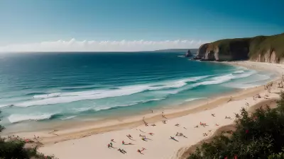 Sandy Shades   A Beach on Canvas