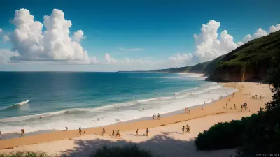 Sandy Shades   A Beach on Canvas