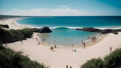 Sandy Shades   A Beach on Canvas