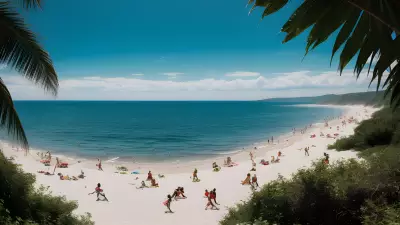 Sandy Shades   A Beach on Canvas