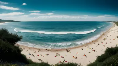 Sandy Shades   A Beach on Canvas