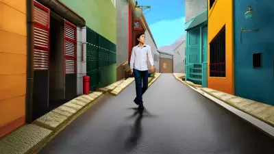 Elegant Portrait in a Quirky Alleyway