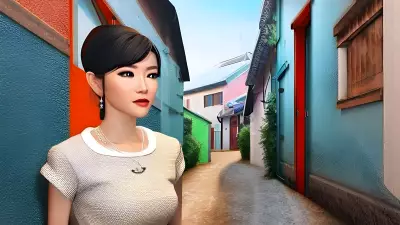 Elegant Portrait in a Quirky Alleyway